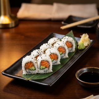 Spicy Salmon Roll Maki